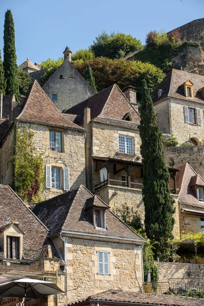 Aldeia Medieval Beynac Cazenac Departamento Dordogne França — Fotografia de Stock