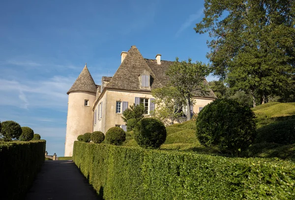 Dordogne France Septembre 2018 Topiaire Dans Les Jardins Des Jardins — Photo