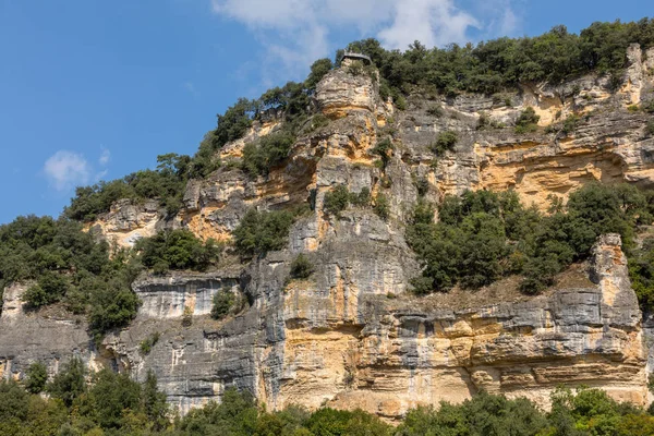 Dordogne Frankrijk September 2018 Belvedere Uitkijkpunt Jardins Marqueyssac Dordogne Regio — Stockfoto