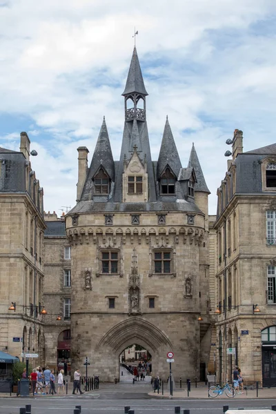 Bordeaux Frankrijk September 2018 City Gate Cailhau Middeleeuwse Poort Bordeaux — Stockfoto