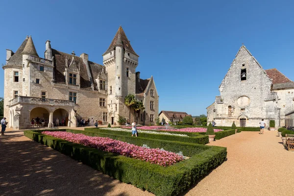 Milandes France Septembre 2018 Château Des Milandes Château Dordogne Des — Photo