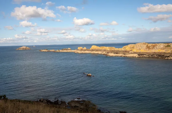 Pointe Grouin Cancale Emerald Coast Brittany France — стокове фото