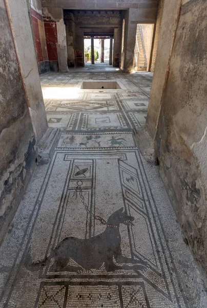 Pompeji Italien Juni 2017 Innenraum Der Gebäude Von Pompeji Zerstört — Stockfoto