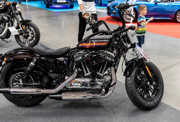 Krakau Polen Mei 2019 Harley Davidson Motorfiets Weergegeven Moto Show — Stockfoto