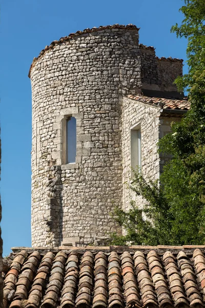 Schönheitssteinhaus Sault Provence Frankreich — Stockfoto