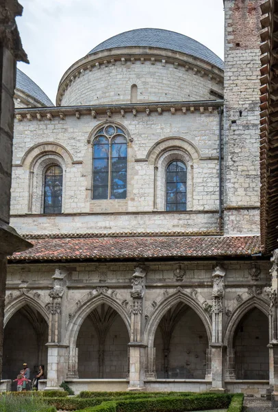 Cahors Francia Settembre 2018 Chiostro Medievale Della Cattedrale Saint Etienne — Foto Stock