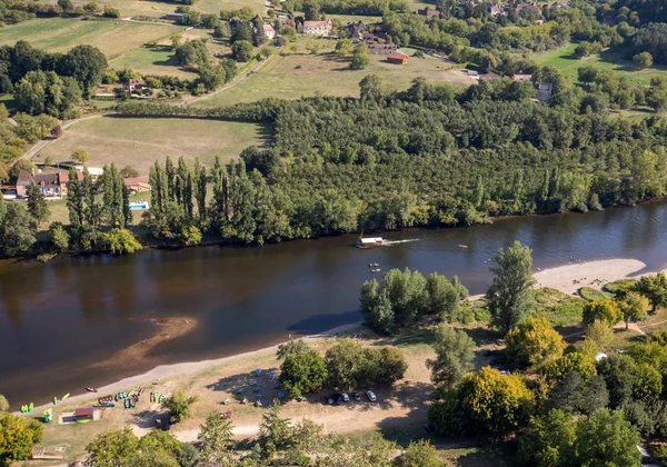Roque Gageac Scenic Village Dordogne River France — Stock Photo, Image