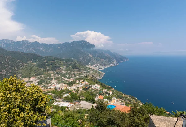 Výhled Záliv Salerno Ravello Campania Itálie — Stock fotografie