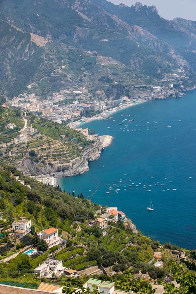 Vista Sobre Golfo Salerno Desde Ravello Campania Italia —  Fotos de Stock