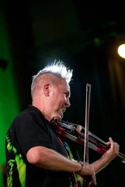 Cracow Polonya Juni 2019 Nigel Kennedy Mike Stern Krakow Summer — Stok fotoğraf