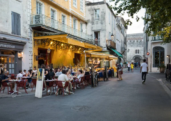 Arles França Junho 2017 Café Van Gogh Place Forum Arles — Fotografia de Stock