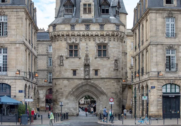 Bordeaux Frankreich September 2018 Stadttor Cailhau Mittelalterliches Tor Bordeaux Departement — Stockfoto