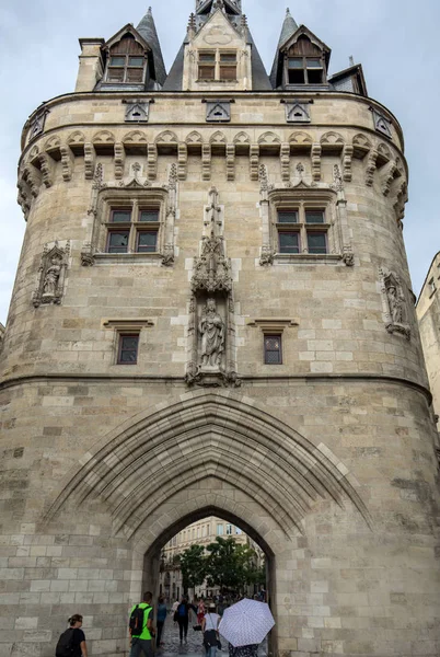 Bordeaux France Septembre 2018 City Gate Cailhau Porte Médiévale Bordeaux — Photo