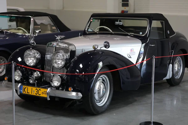 Cracóvia Polônia Maio 2019 Triumph 2000 Roadster Moto Show Krakow — Fotografia de Stock