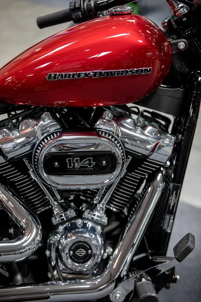 Krakau Polen Mei 2019 Harley Davidson Motorfiets Weergegeven Moto Show — Stockfoto