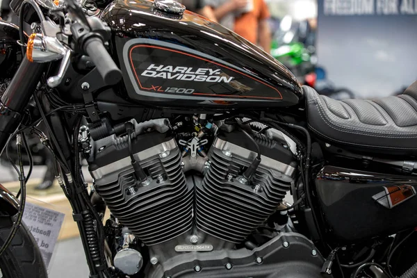 Krakau Polen Mei 2019 Harley Davidson Motorfiets Weergegeven Moto Show — Stockfoto