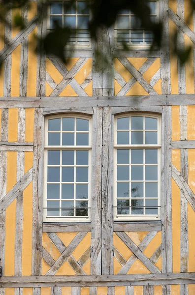 Starożytne Budynki Muru Pruskiego Troyes Aube Champagne Ardenne Francja — Zdjęcie stockowe