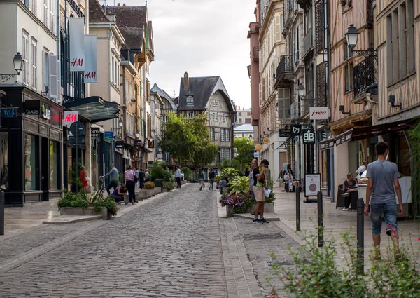 Troyes Frankreich August 2018 Blick Auf Die Altstadt Von Troyes — Stockfoto