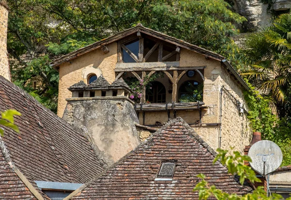Roque Gageac Dordogne Frankreich September 2018 Roque Gageac Malerisches Dorf — Stockfoto