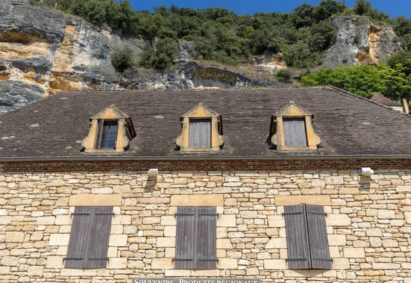 Roque Gageac Dordogne Franciaország 2018 Szeptember Roque Gageac Festői Falu — Stock Fotó