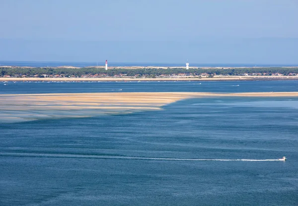 View Dune Pilat Tallest Sand Dune Europe Teste Buch Arcachon — Stock Photo, Image