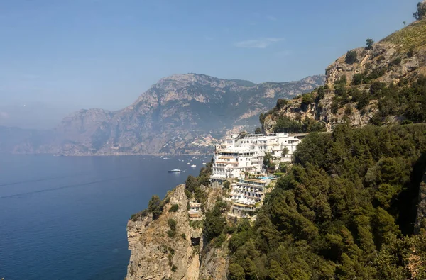 Vista Costa Amalfitana Entre Amalfi Positano Campania Itália — Fotografia de Stock