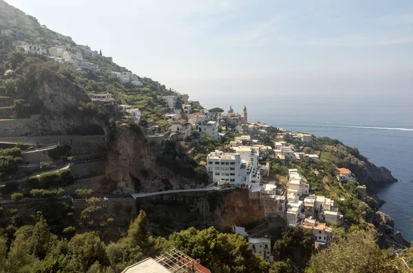 Vue Sur Côte Amalfitaine Entre Amalfi Positano Campanie Italie — Photo