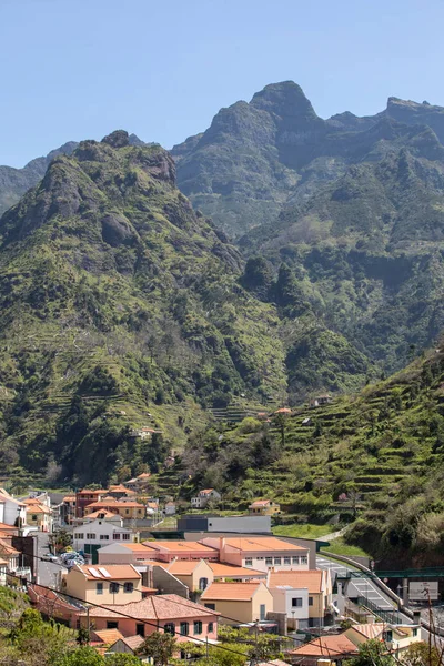 Blick Auf Den Pass Boca Encumeada Auf Madeira Portugal — Stockfoto