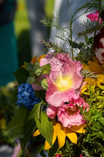 Floristic Bouquet Flowers Herbs Fruits Symbol Summer — Stock Photo, Image