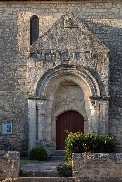 Starý Kostel Obci Saint Georges Montagne Saint Emilion Gironde Francie — Stock fotografie
