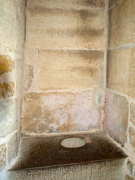 Castelnaud Dordogne Franz September 2018 Mittelalterliche Toilette Schloss Castelnaud Mittelalterliche — Stockfoto