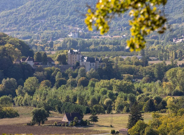 Perigord Det Pittoreska Slottet Fayrac Dordogne Frankrike — Stockfoto