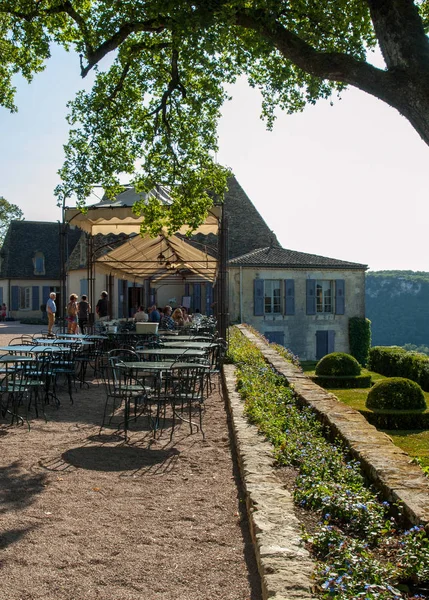 Dordoña Francia Septiembre 2018 Restaurante Los Jardines Los Jardines Marqueyssac —  Fotos de Stock