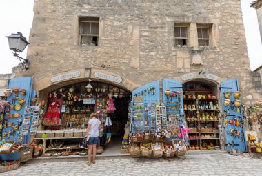  Les Baux de Provence, Fransa - 26 Haziran 2017: Les Baux de Provence, Fransa