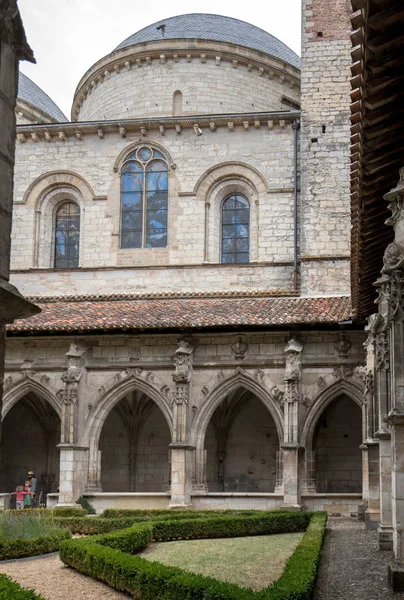 Cahors Francja Września 2018 Średniowieczny Klasztor Etienne Katedra Cahors Occitanie — Zdjęcie stockowe