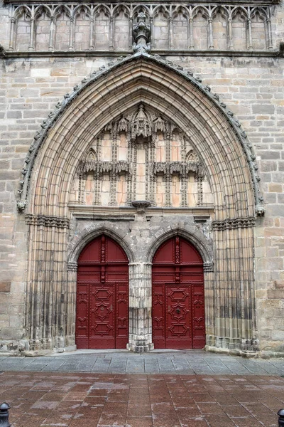 Fassade Der Kathedrale Saint Etienne Cahors Okzitanien Frankreich — Stockfoto