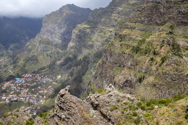 Tal Der Nonnen Curral Das Freiras Auf Madeira Portugal — Stockfoto