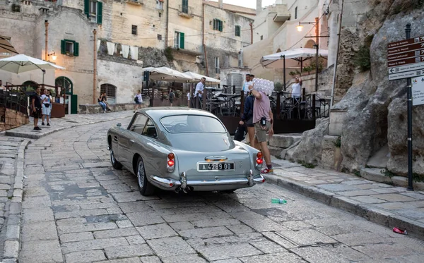 Matera Italy นยายน 2019 Aston Martin Db5 ในภาพยนตร James Bond — ภาพถ่ายสต็อก