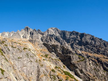  Beş SPI göller Vadisi. Yüksek Tatra Dağları, Slovakya.