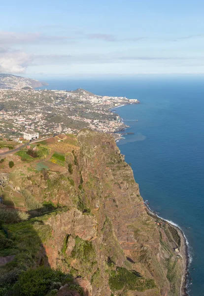 Uitzicht Vanaf Cabo Girao Madeira Portugal Hoogste Klif Van Europa — Stockfoto