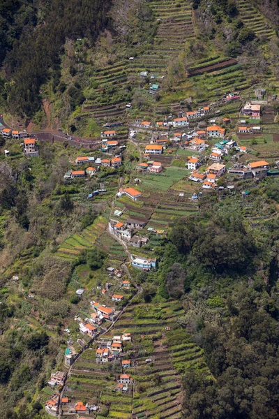 ポルトガル マデイラ島のカラル フライラス ナンの谷 — ストック写真
