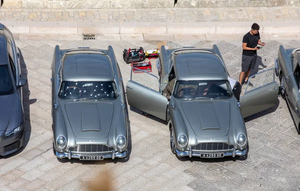 Matera Italia Septiembre 2019 Bond Aston Martin Db5 Cars Prepared — Foto de Stock