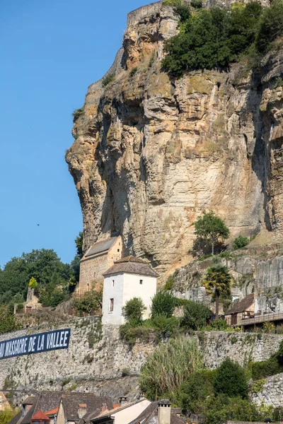 Beynac Cazenac Francie Září 2018 Středověká Vesnice Beynac Cazenac Departement — Stock fotografie