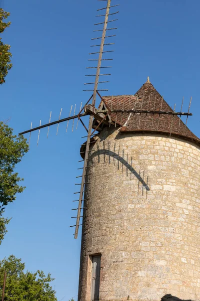 Moulin Domme Gammal Väderkvarn Domme Dordogne Valley Aquitaine Frankrike — Stockfoto