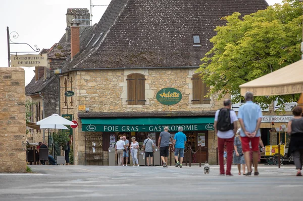 Domme Fransa Eylül 2018 Dordogne Fransa Nın Ortaçağ Şehri Domme — Stok fotoğraf