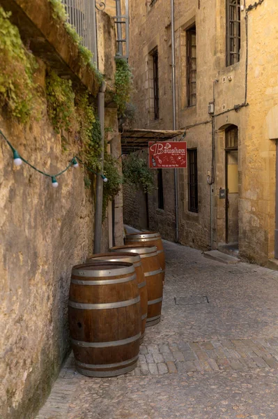 Sarlat Fransa Eylül 2018 Pitoresk Şehir Sarlat Caneda Dordogne Bölümü — Stok fotoğraf