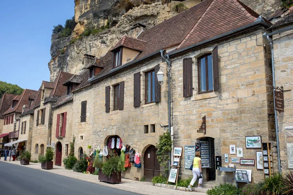 Roque Gageac Dordogne França Setembro 2018 Roque Gageac Scenic Village — Fotografia de Stock