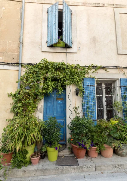 Facciata Edificio Vicino All Arena Arles Francia — Foto Stock