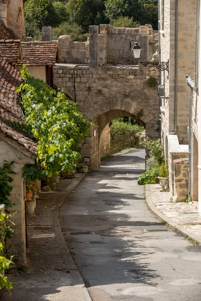 Pellegrinaggio Città Rocamadour Città Vescovile Santuario Della Beata Vergine Maria — Foto Stock