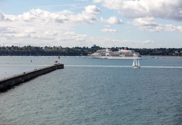 Malo France September 2018 View Ramparts Pier Mole Des Noire — Stock Photo, Image